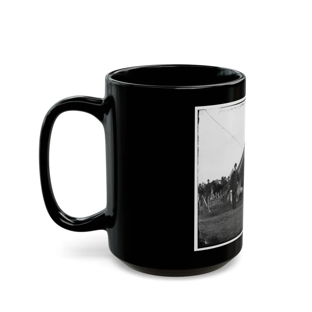 Washington, District Of Columbia (Vicinity). Gen. Robert Nugent And Staff. (Irish Brigade) (U.S. Civil War) Black Coffee Mug-Go Mug Yourself