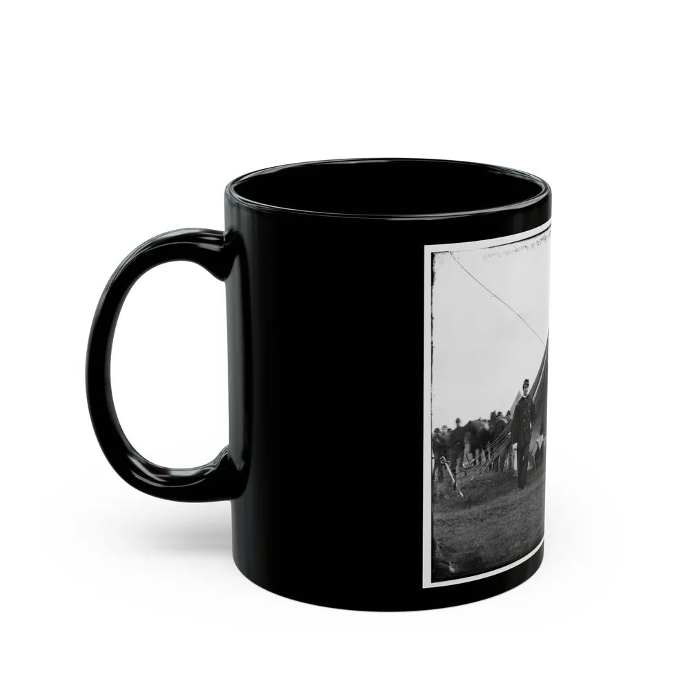 Washington, District Of Columbia (Vicinity). Gen. Robert Nugent And Staff. (Irish Brigade) (U.S. Civil War) Black Coffee Mug-Go Mug Yourself