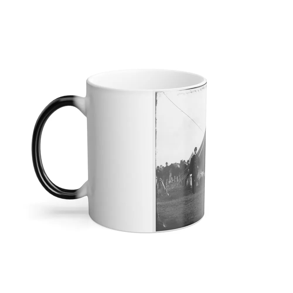 Washington, District of Columbia (Vicinity). Gen. Robert Nugent and Staff. (Irish Brigade) (U.S. Civil War) Color Changing Coffee Mug 11oz-Go Mug Yourself