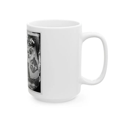 Washington, District Of Columbia (Vicinity). Gen. William F. Bartlett And Staff (U.S. Civil War) White Coffee Mug-Go Mug Yourself