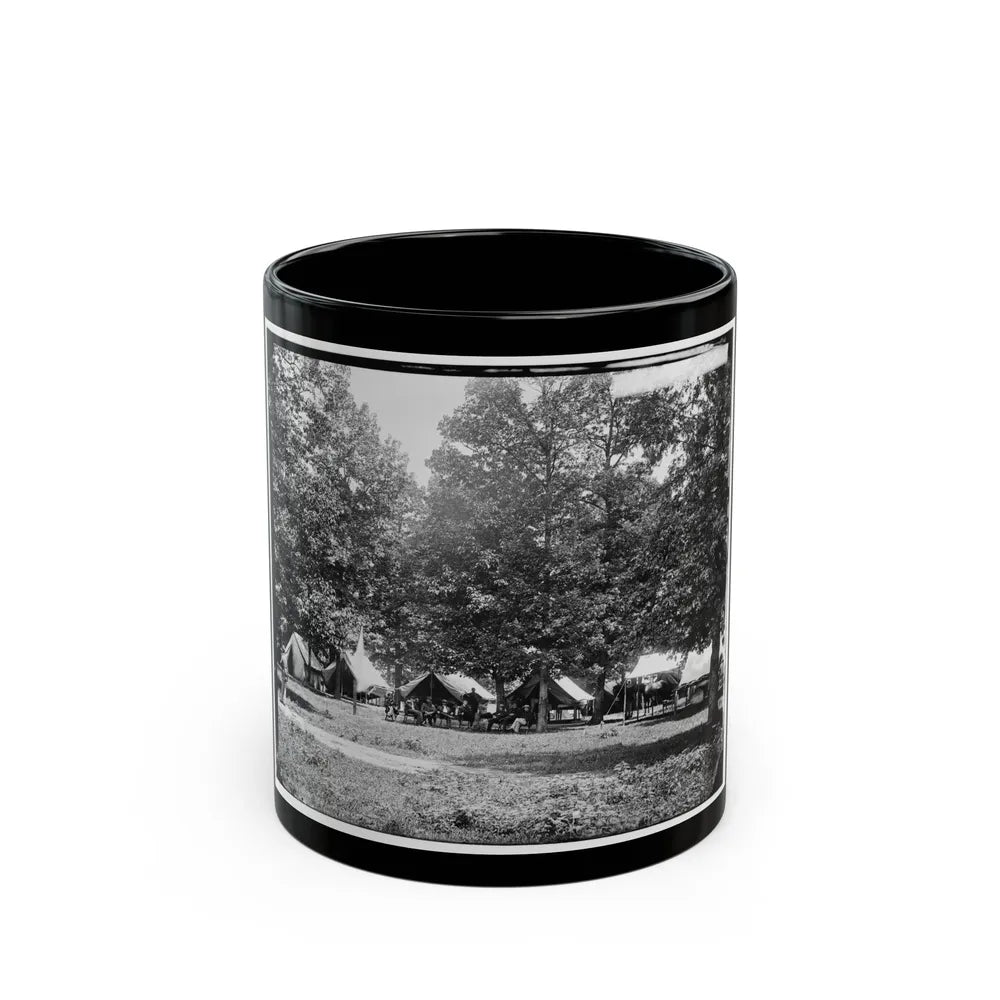 Washington, District Of Columbia (Vicinity). Gen. William F. Bartlett's Headquarters (U.S. Civil War) Black Coffee Mug-11oz-Go Mug Yourself