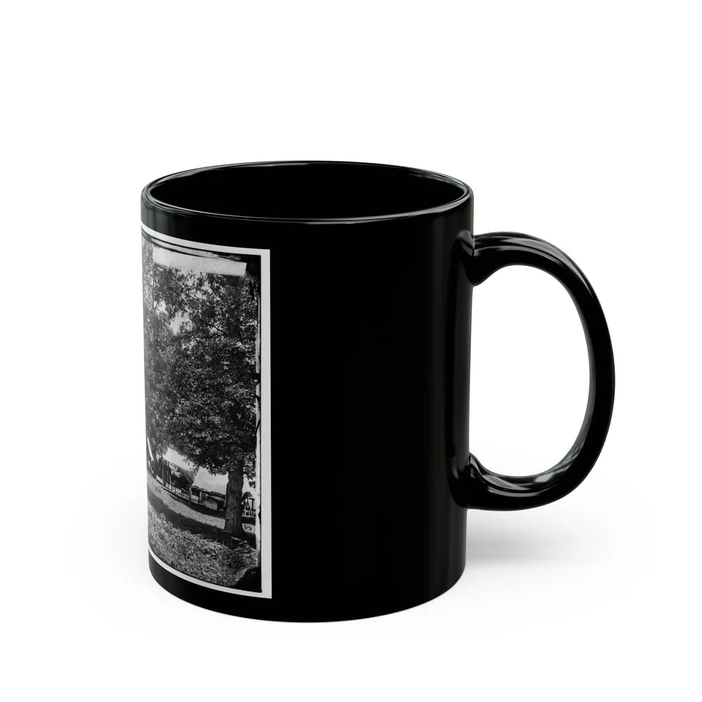 Washington, District Of Columbia (Vicinity). Gen. William F. Bartlett's Headquarters (U.S. Civil War) Black Coffee Mug-Go Mug Yourself