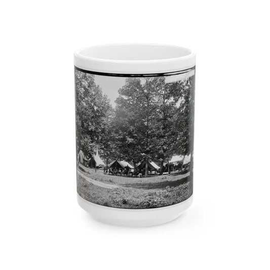 Washington, District Of Columbia (Vicinity). Gen. William F. Bartlett's Headquarters (U.S. Civil War) White Coffee Mug-15oz-Go Mug Yourself