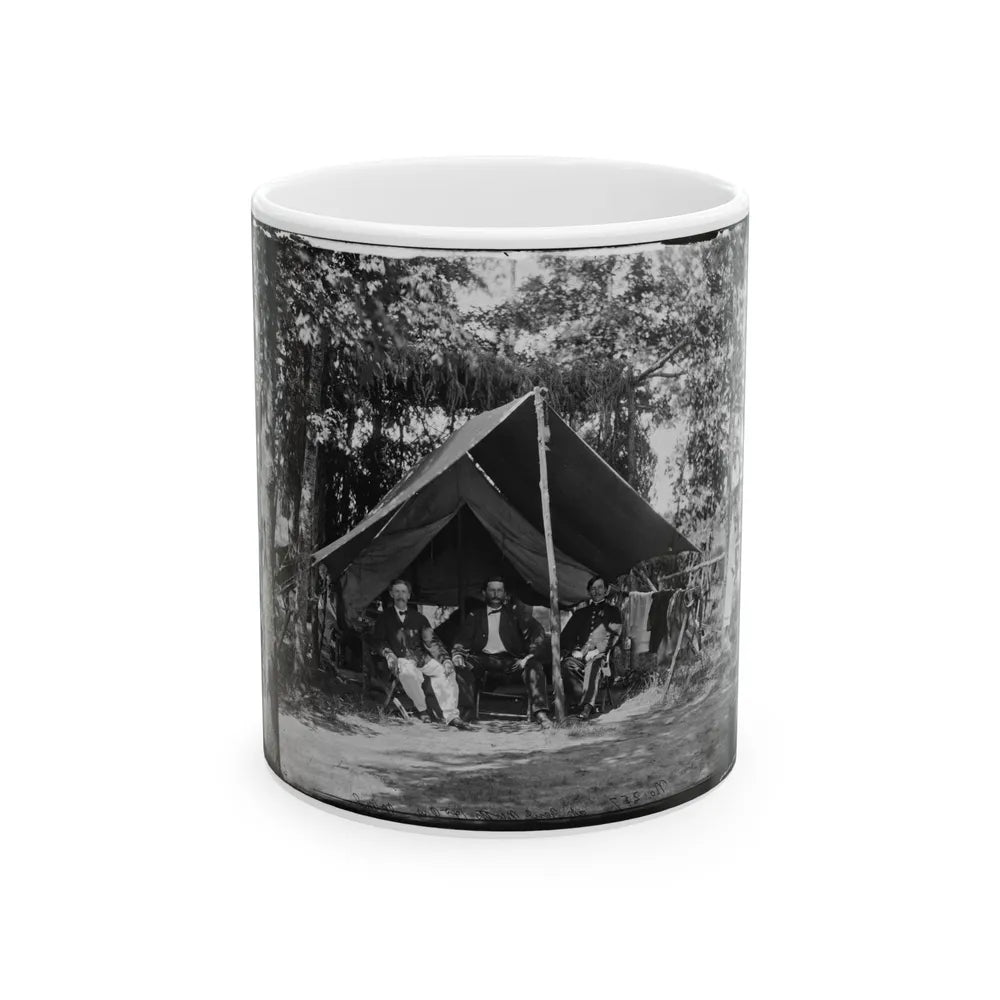 Washington, District Of Columbia (Vicinity). Headquarters Of Gen. Gershom Mott (U.S. Civil War) White Coffee Mug-11oz-Go Mug Yourself