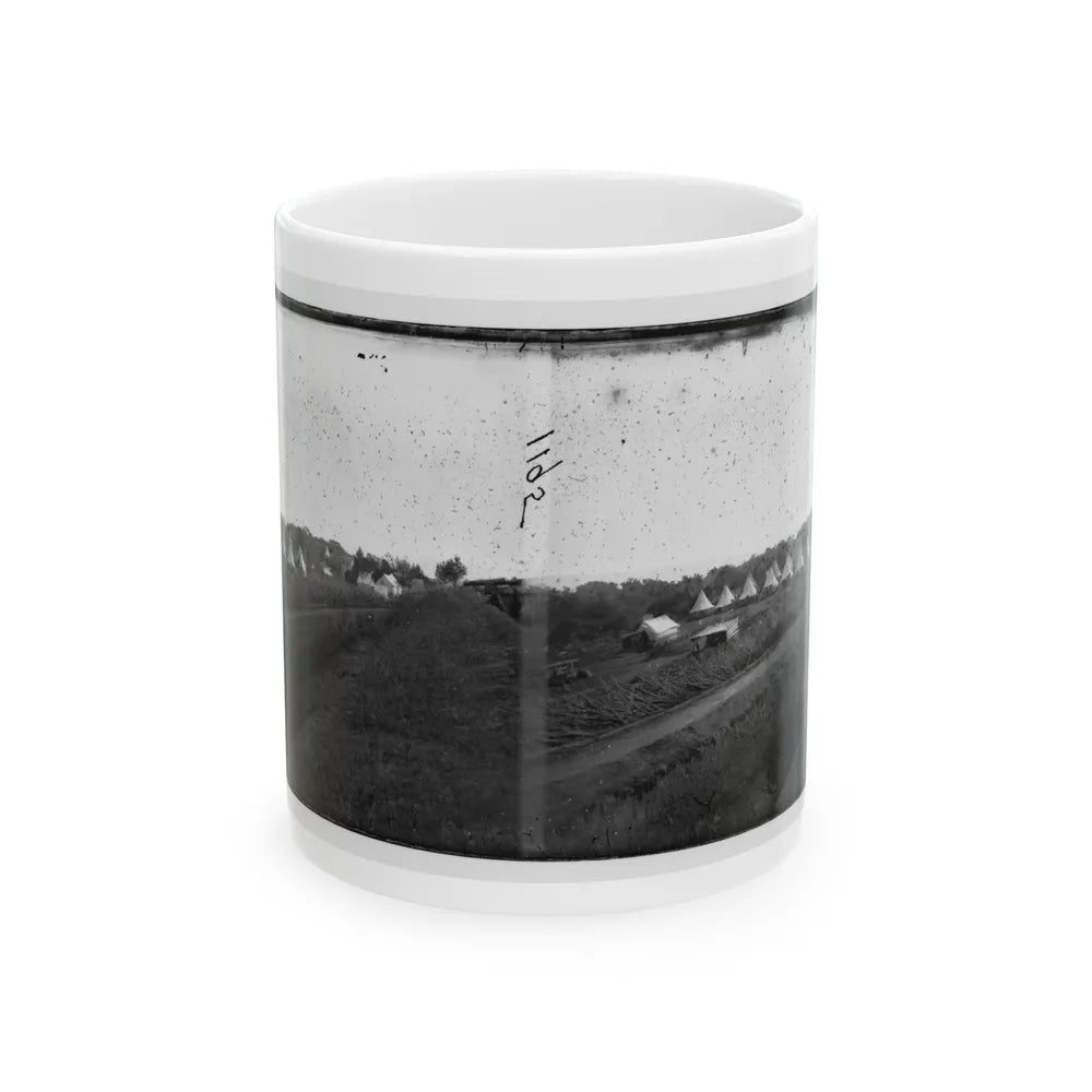 Washington, District Of Columbia. Camp Beside Fort Totten (U.S. Civil War) White Coffee Mug-11oz-Go Mug Yourself