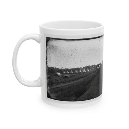 Washington, District Of Columbia. Camp Beside Fort Totten (U.S. Civil War) White Coffee Mug-Go Mug Yourself