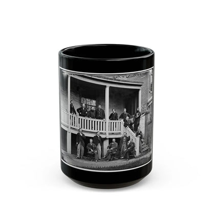 Washington, District Of Columbia. Capt. D.G. Thomas, M.S.K. (U.S. Civil War) Black Coffee Mug-15oz-Go Mug Yourself