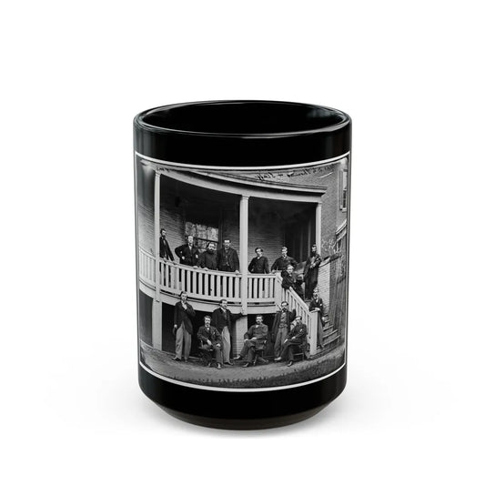 Washington, District Of Columbia. Capt. D.G. Thomas, M.S.K. (U.S. Civil War) Black Coffee Mug-15oz-Go Mug Yourself