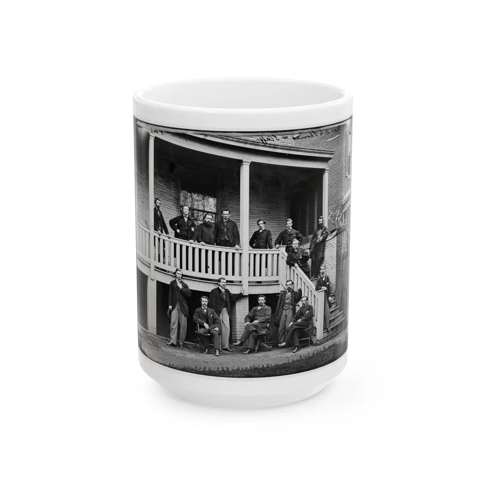 Washington, District Of Columbia. Capt. D.G. Thomas, M.S.K. (U.S. Civil War) White Coffee Mug-15oz-Go Mug Yourself