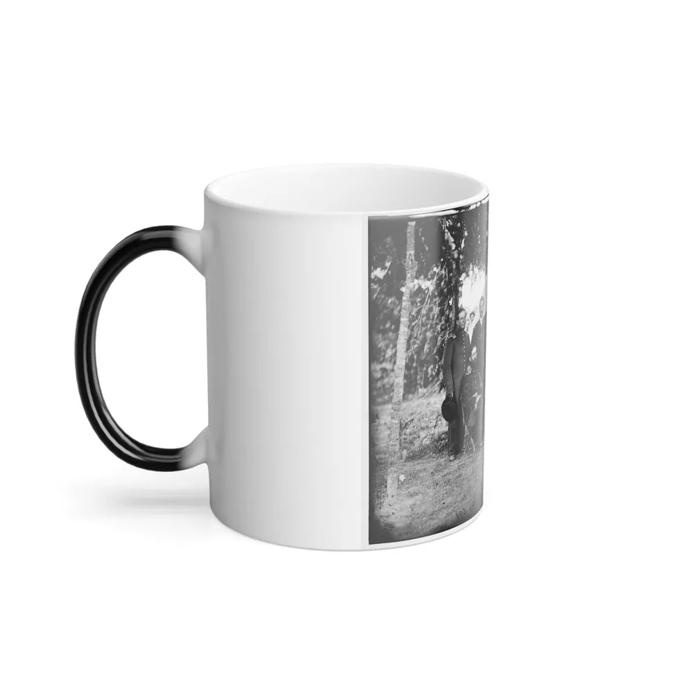 Washington, District of Columbia. Gen. Jefferson C. Davis and Staff (U.S. Civil War) Color Changing Coffee Mug 11oz-Go Mug Yourself