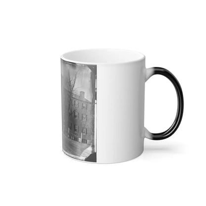 Washington, District of Columbia. Group in Front of Building (U.S. Civil War) Color Changing Coffee Mug 11oz-Go Mug Yourself