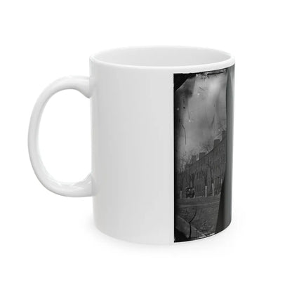 Washington, District Of Columbia. Group In Front Of Building (U.S. Civil War) White Coffee Mug-Go Mug Yourself