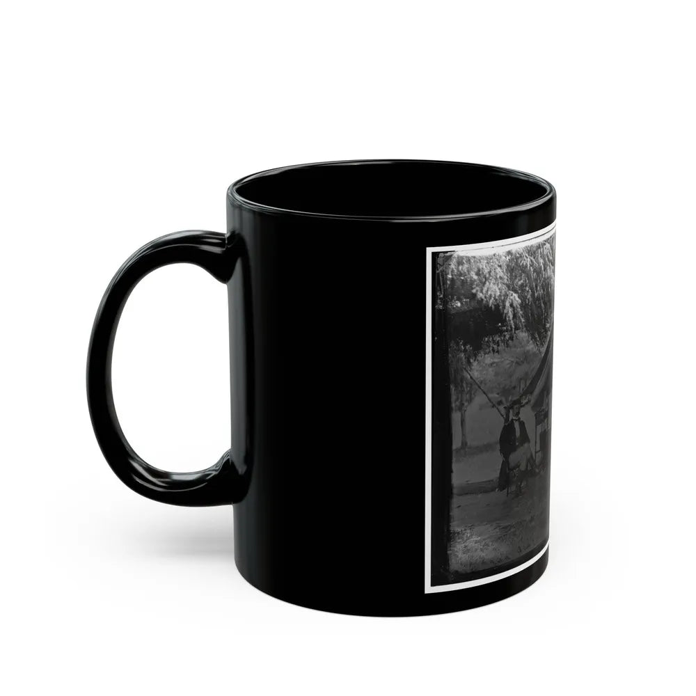 Washington, District Of Columbia. Two Officers Of Gen. Andrew A. Humpreys' Staff (U.S. Civil War) Black Coffee Mug-Go Mug Yourself