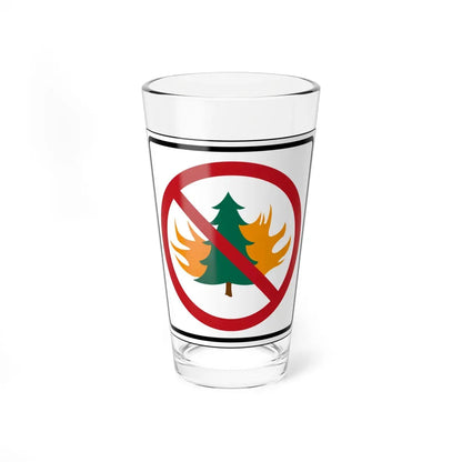 Washington I1-201 (Washington) (Road Sign) Pint Glass 16oz 16oz - Go Mug Yourself