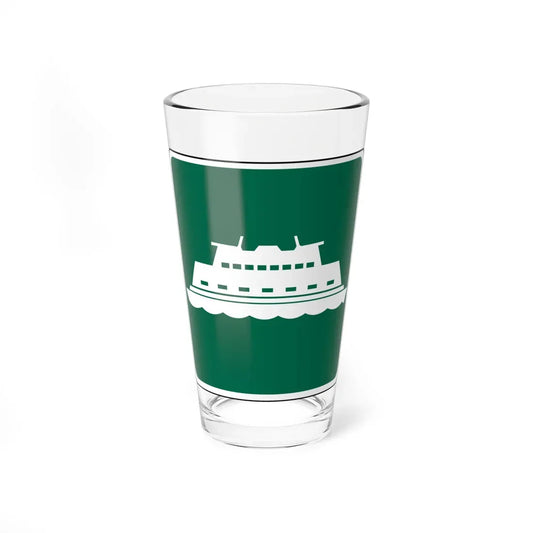 Washington I5-801a (Washington) (Road Sign) Pint Glass 16oz 16oz - Go Mug Yourself