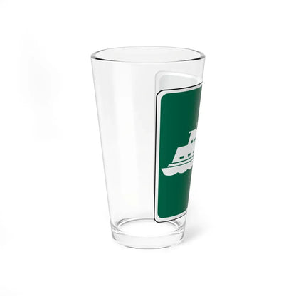 Washington I5-801a (Washington) (Road Sign) Pint Glass 16oz - Go Mug Yourself