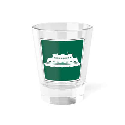 Washington I5-801a (Washington) (Road Sign) Shot Glass 1.5oz 1.5oz - Go Mug Yourself