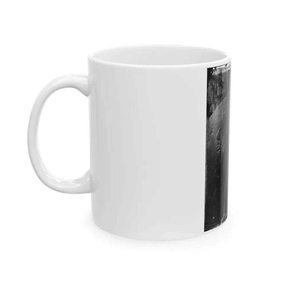 Washington Navy Yard, D.C. Edman Spangler, A Conspirator, In Hat And Manacled (U.S. Civil War) White Coffee Mug-Go Mug Yourself