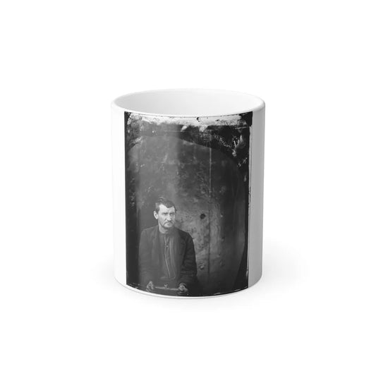 Washington Navy Yard, D.C. Edman Spangler, a Conspirator, Manacled (U.S. Civil War) Color Changing Coffee Mug 11oz-11oz-Go Mug Yourself