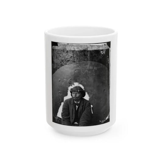 Washington Navy Yard, D.C. George A. Atzerodt, A Conspirator (U.S. Civil War) White Coffee Mug-15oz-Go Mug Yourself