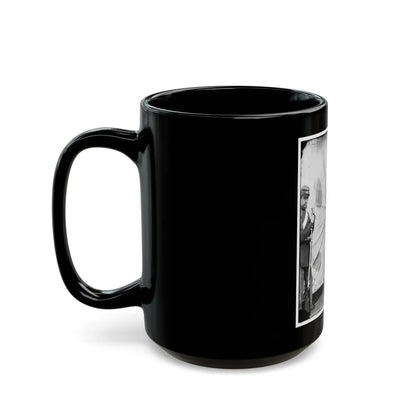 Washington Navy Yard, D.C. Lewis Payne, The Conspirator Who Attacked Secretary Seward, Standing In Overcoat And Hat (U.S. Civil War) Black Coffee Mug-Go Mug Yourself