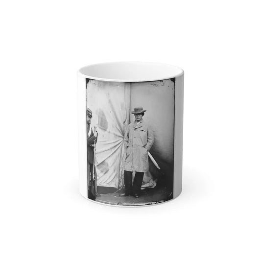 Washington Navy Yard, D.C. Lewis Payne, the Conspirator Who Attacked Secretary Seward, Standing in Overcoat and Hat (U.S. Civil War) Color Changing Coffee Mug 11oz-11oz-Go Mug Yourself