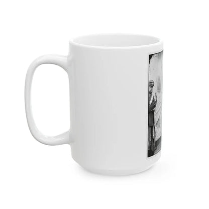 Washington Navy Yard, D.C. Lewis Payne, The Conspirator Who Attacked Secretary Seward, Standing In Overcoat And Hat (U.S. Civil War) White Coffee Mug-Go Mug Yourself