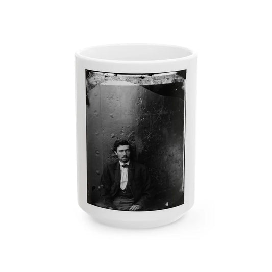 Washington Navy Yard, D.C. Samuel Arnold, A Conspirator (U.S. Civil War) White Coffee Mug-15oz-Go Mug Yourself