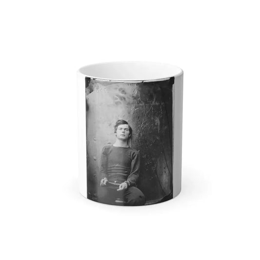 Washington Navy Yard, D.C. Lewis Payne, in Sweater, Seated and Manacled (U.S. Civil War) Color Changing Coffee Mug 11oz Default Title 11oz - Go Mug Yourself