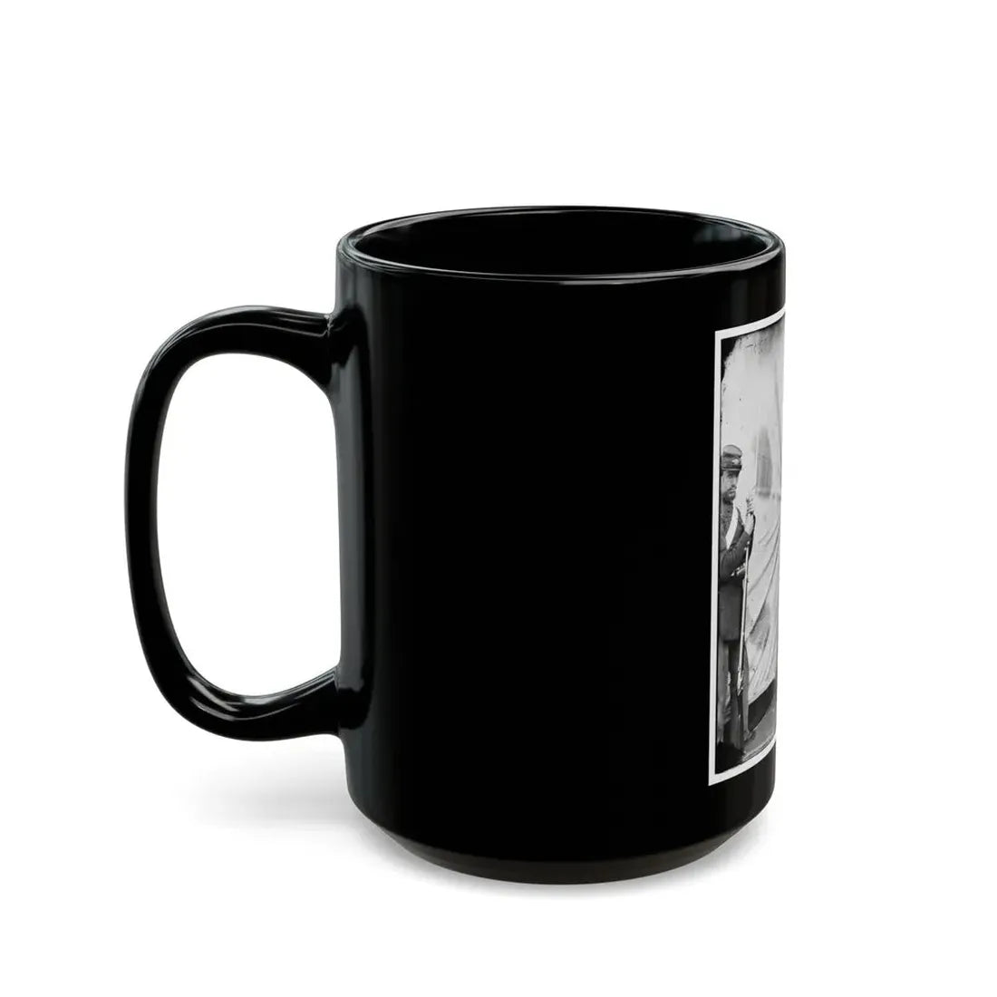 Washington Navy Yard, D.C. Lewis Payne, The Conspirator Who Attacked Secretary Seward, Standing In Overcoat And Hat (U.S. Civil War) Black Coffee Mug - Go Mug Yourself