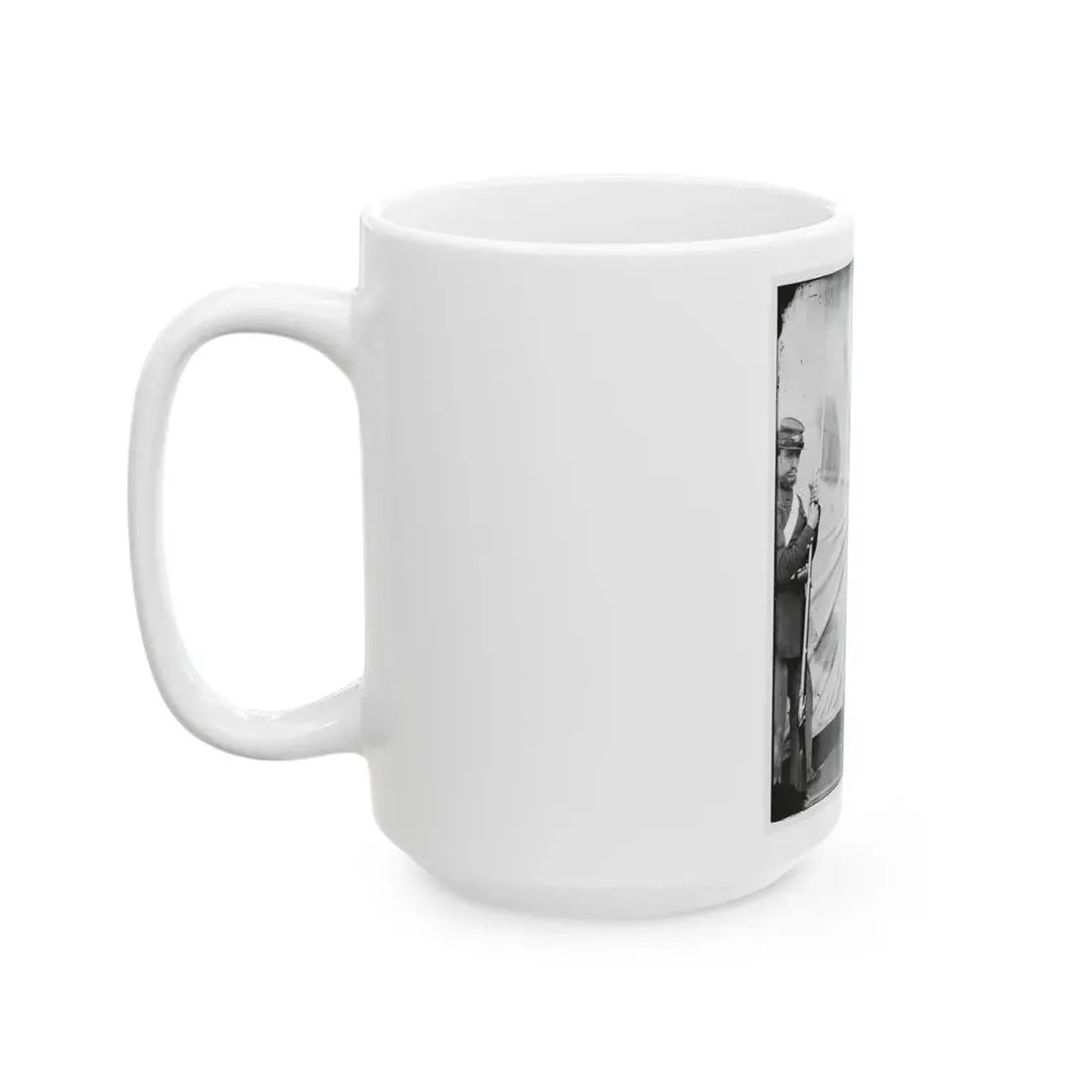 Washington Navy Yard, D.C. Lewis Payne, The Conspirator Who Attacked Secretary Seward, Standing In Overcoat And Hat (U.S. Civil War) White Coffee Mug - Go Mug Yourself