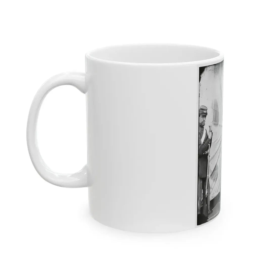 Washington Navy Yard, D.C. Lewis Payne, The Conspirator Who Attacked Secretary Seward, Standing In Overcoat And Hat (U.S. Civil War) White Coffee Mug - Go Mug Yourself