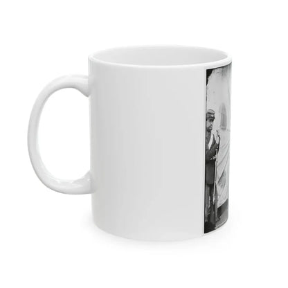 Washington Navy Yard, D.C. Lewis Payne, The Conspirator Who Attacked Secretary Seward, Standing In Overcoat And Hat (U.S. Civil War) White Coffee Mug - Go Mug Yourself
