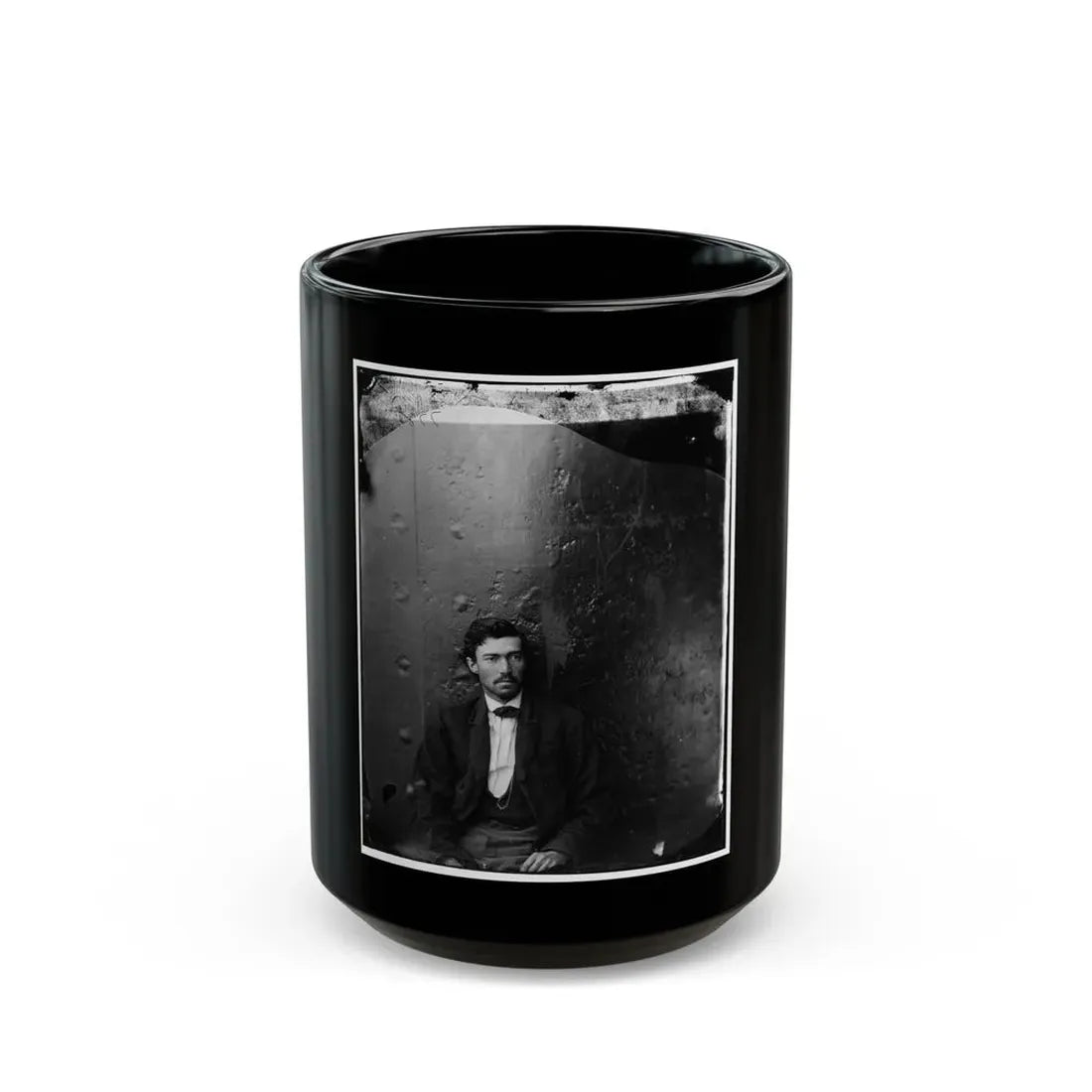 Washington Navy Yard, D.C. Samuel Arnold, A Conspirator (U.S. Civil War) Black Coffee Mug 15oz - Go Mug Yourself