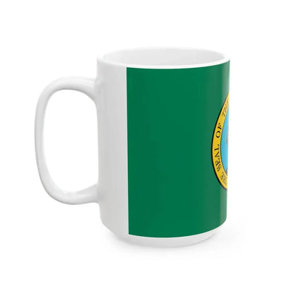 Washington State Flag (United States) White Coffee Mug - Go Mug Yourself