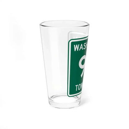 Washington Township Route 94 Logan County Ohio (Ohio) (Road Sign) Pint Glass 16oz - Go Mug Yourself