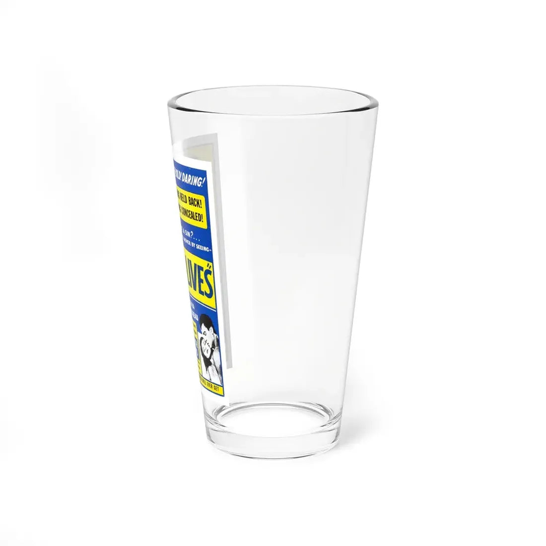 WASTED LIVES 1957 Movie Poster - Pint Glass 16oz - Go Mug Yourself