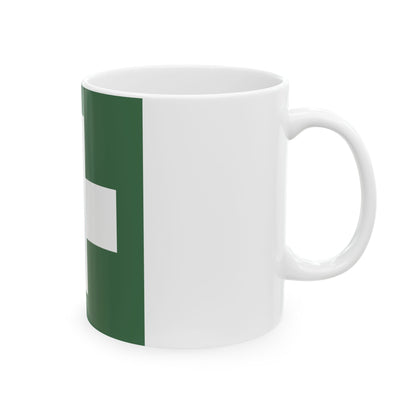Water ambulance service flag Hungary (Hungary) White Coffee Mug-Go Mug Yourself