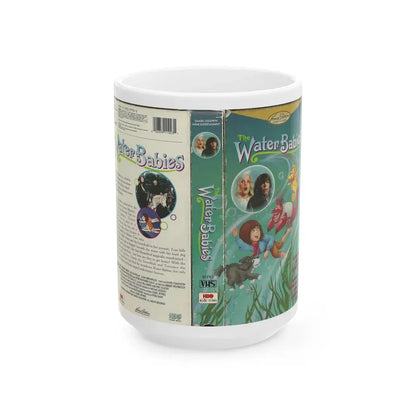 WATER BABIES (VHS COVER) - White Coffee Mug 15oz - Go Mug Yourself