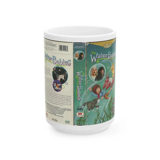 WATER BABIES (VHS COVER) - White Coffee Mug 15oz - Go Mug Yourself