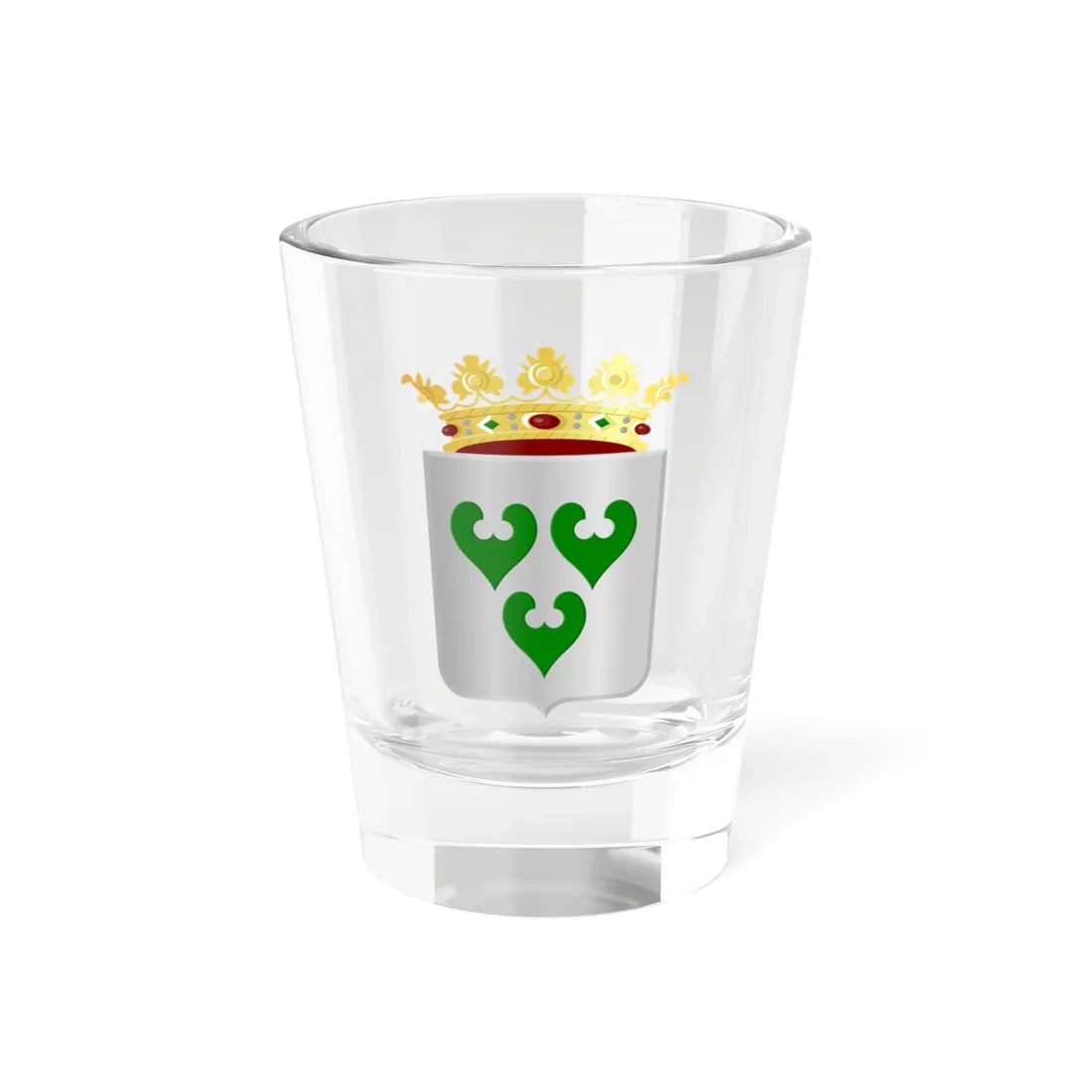 Wavre wapen (Belgium) (Coat of Arms) Shot Glass 1.5oz 1.5oz - Go Mug Yourself