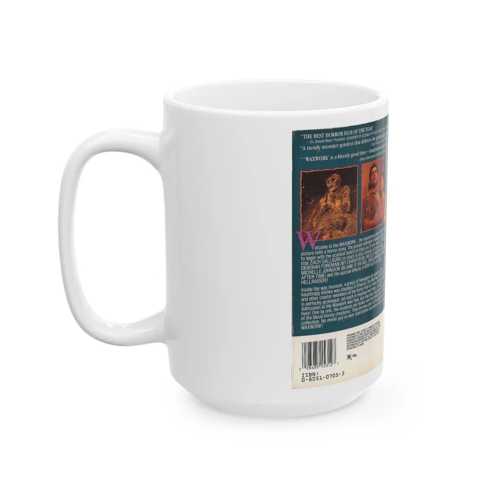 WAXWORK VESTRON VIDEO (VHS COVER) - White Coffee Mug-Go Mug Yourself