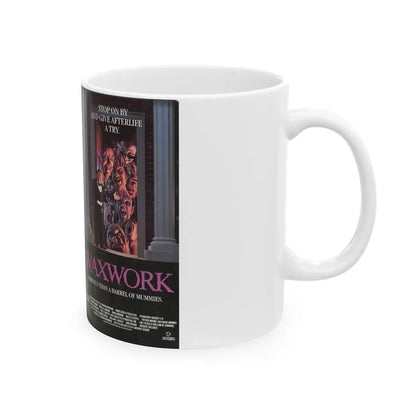 WAXWORK VESTRON VIDEO (VHS COVER) - White Coffee Mug - Go Mug Yourself