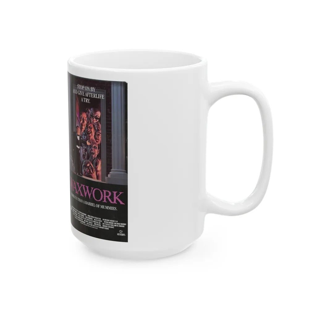 WAXWORK VESTRON VIDEO (VHS COVER) - White Coffee Mug-Go Mug Yourself