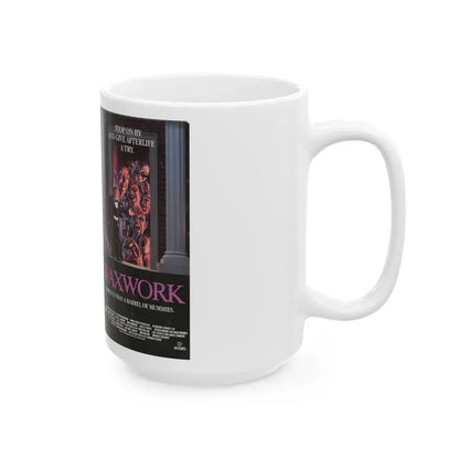WAXWORK VESTRON VIDEO (VHS COVER) - White Coffee Mug - Go Mug Yourself