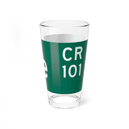 Wayne County 101 NY blade sign (New York) (Road Sign) Pint Glass 16oz - Go Mug Yourself