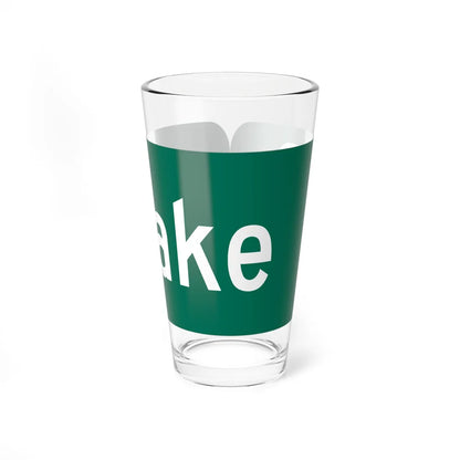 Wayne County 101 NY blade sign (New York) (Road Sign) Pint Glss 16oz 16oz - Go Mug Yourself