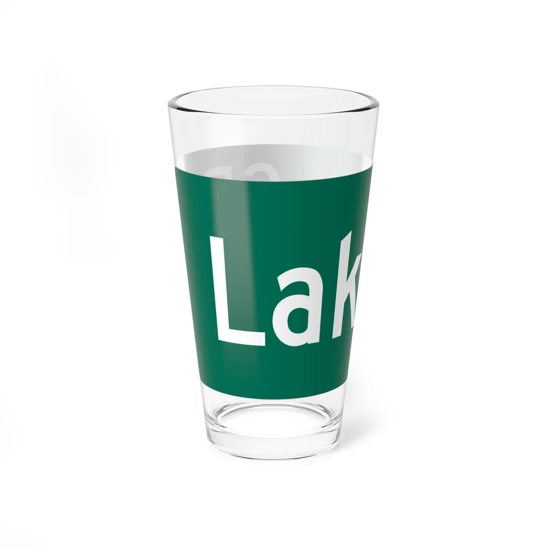 Wayne County 101 NY blade sign (New York) (Road Sign) Pint Glss 16oz - Go Mug Yourself