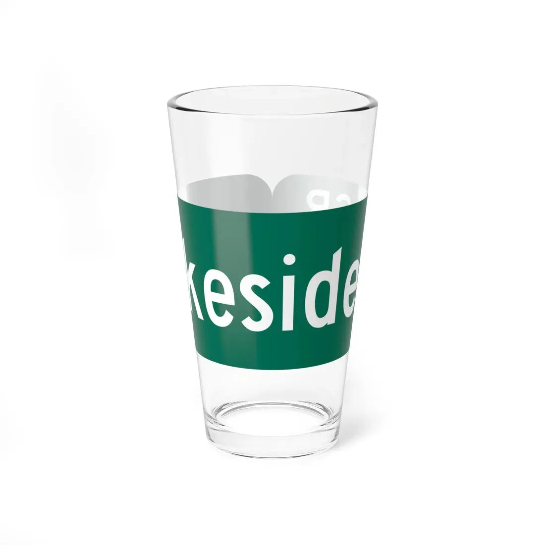 Wayne County 102 NY blade sign (New York) (Road Sign) Pint Glass 16oz 16oz - Go Mug Yourself