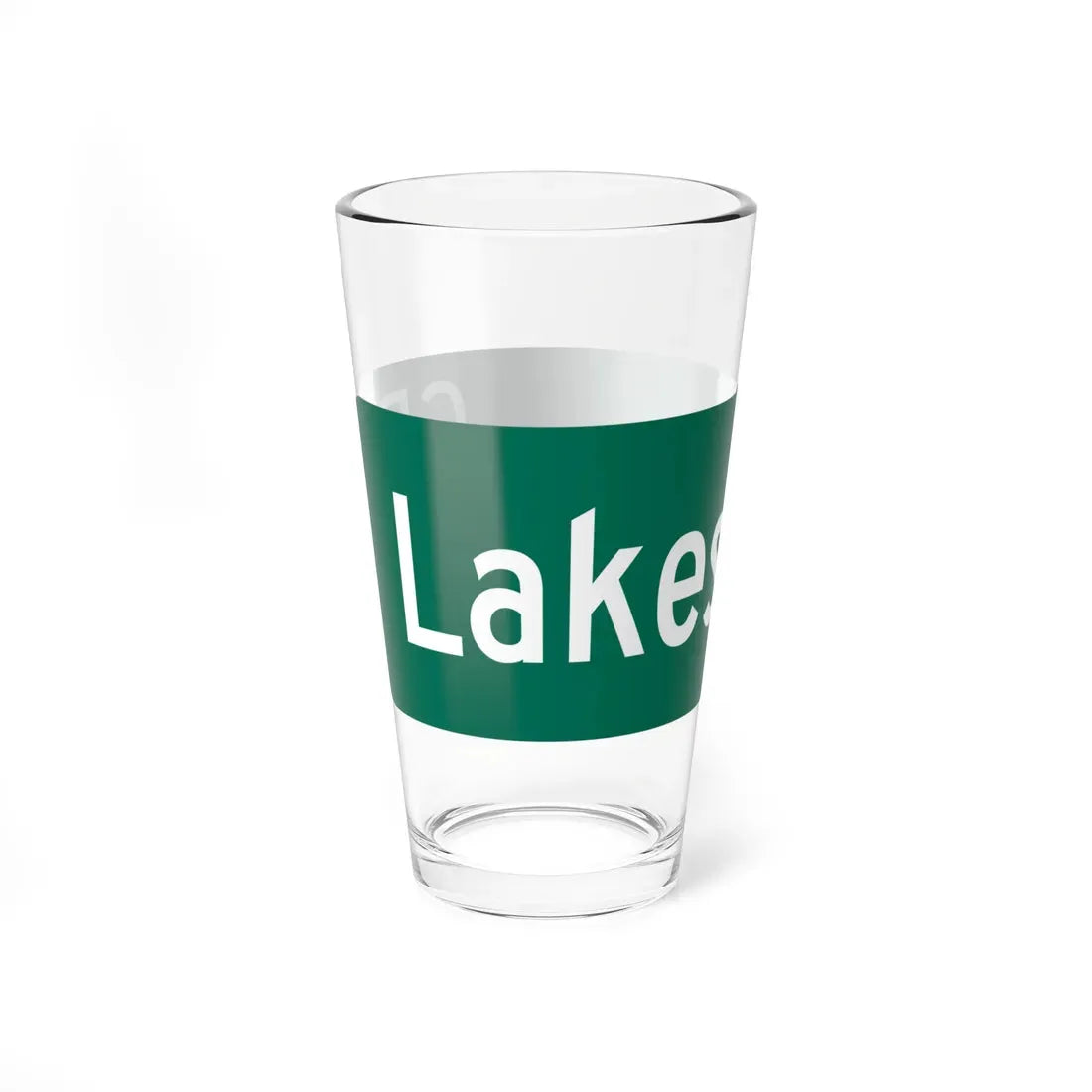 Wayne County 102 NY blade sign (New York) (Road Sign) Pint Glass 16oz - Go Mug Yourself